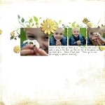 A layout and September Vintage