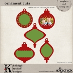 Ornament Cuts Template Set and Cutting Files
