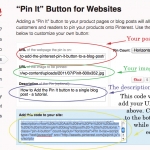 How To Add The Pinterest Pin It Button to a Blog Post